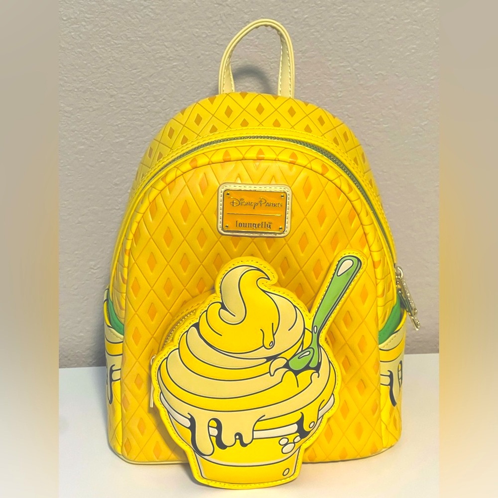 LOUNGEFLY Quilted Pineapple Dole Whip Backpack